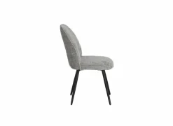 Stoel ST2418 51x64x89cm - stof - grijs