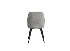 Stoel ST2418 51x64x89cm - stof - grijs