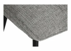 Stoel ST2418 51x64x89cm - stof - grijs