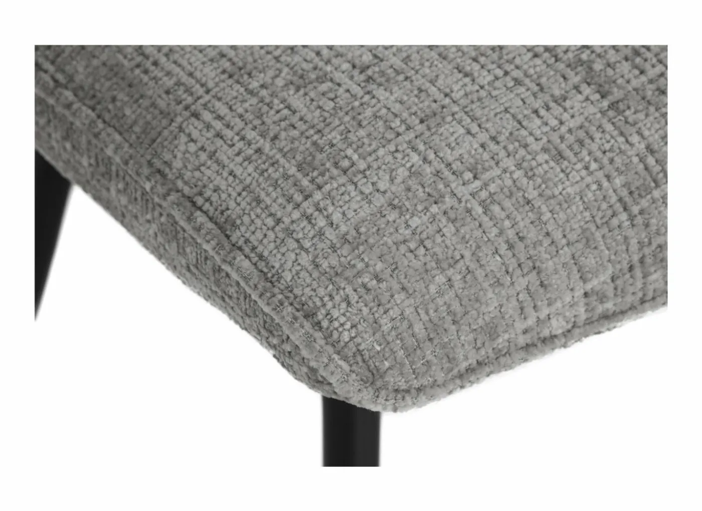 Stoel ST2418 51x64x89cm - stof - grijs