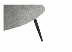 Stoel ST2418 51x64x89cm - stof - grijs