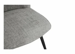 Stoel ST2418 51x64x89cm - stof - grijs