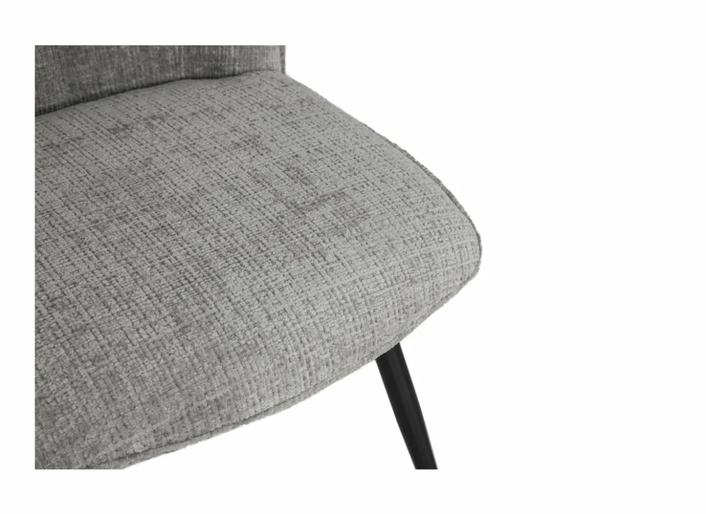 Stoel ST2418 51x64x89cm - stof - grijs