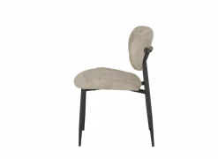 Stoel ST2408  52x61x84cm - stof - zand