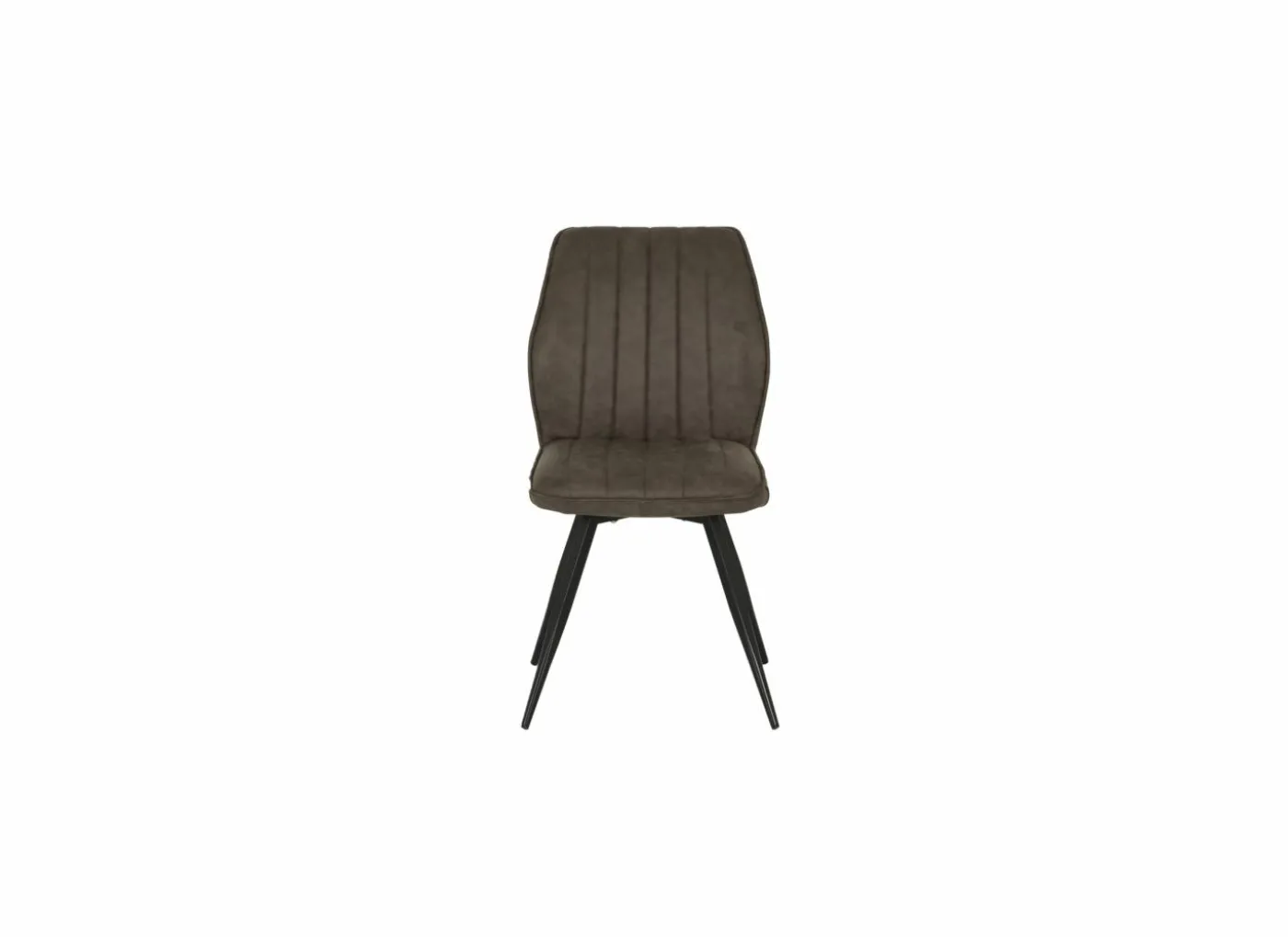Stoel 47x42x92cm - fluweel - bruin