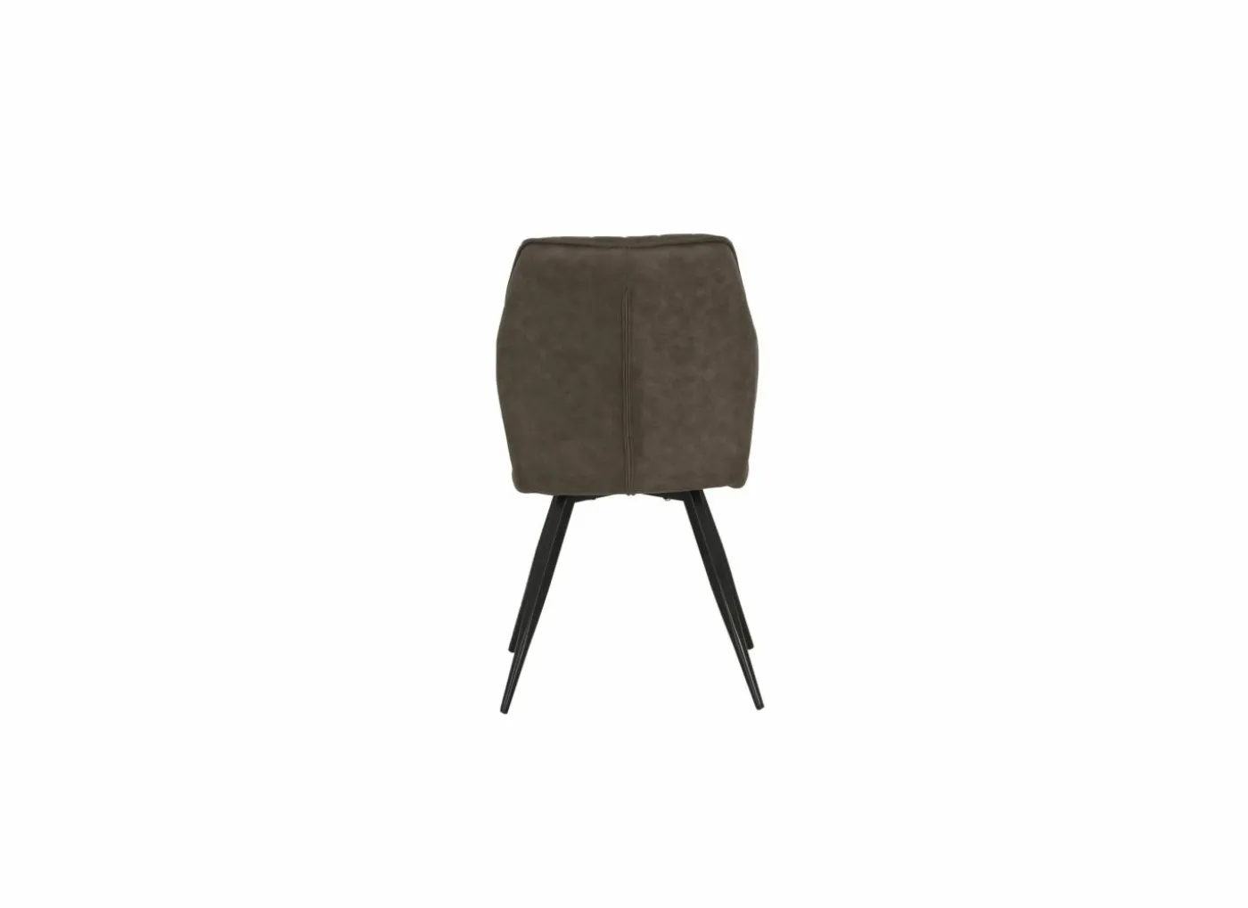 Stoel 47x42x92cm - fluweel - bruin