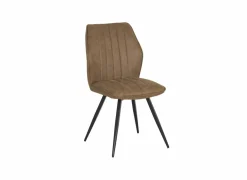 Stoel 47x42x92cm - fluweel - whisky