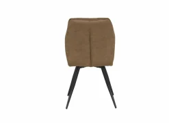 Stoel 47x42x92cm - fluweel - whisky
