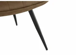Stoel 47x42x92cm - fluweel - whisky