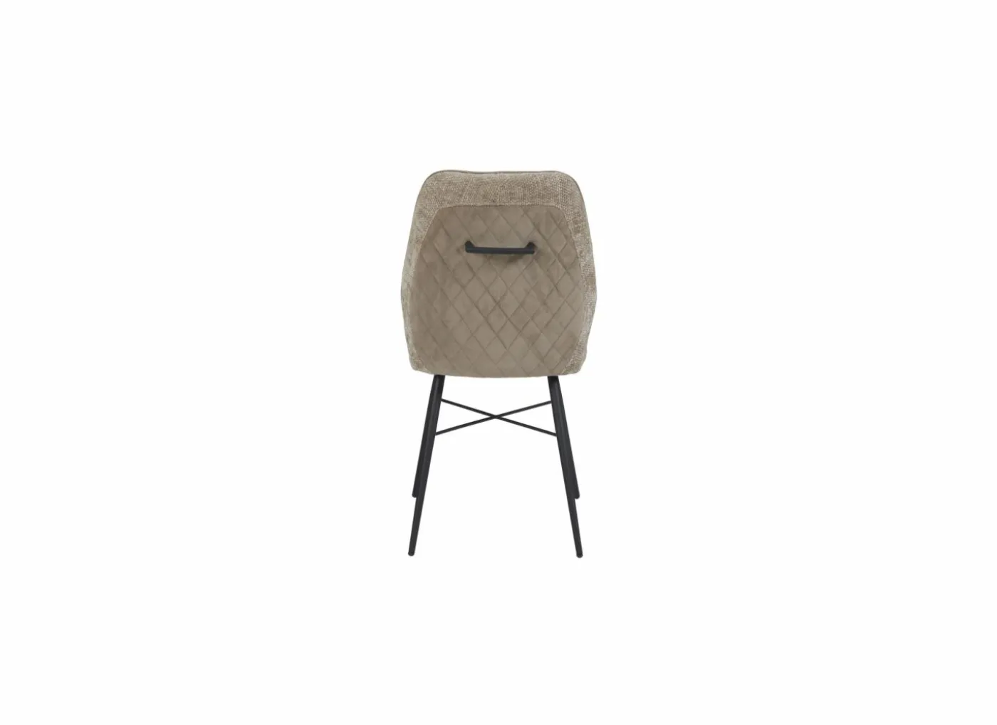 Stoel 45x50x91cm - stof - beige