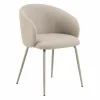 Stoel 55,5x55x79cm - stof - beige
