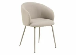Stoel 55,5x55x79cm - stof - beige