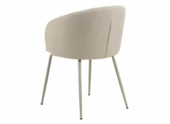 Stoel 55,5x55x79cm - stof - beige