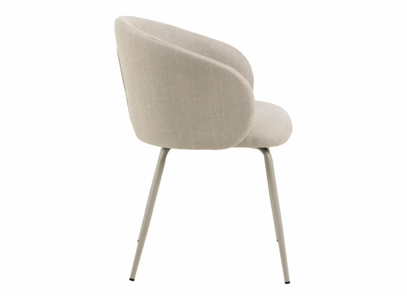Stoel 55,5x55x79cm - stof - beige