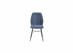 Stoel 45x50x91cm - stof - blauw