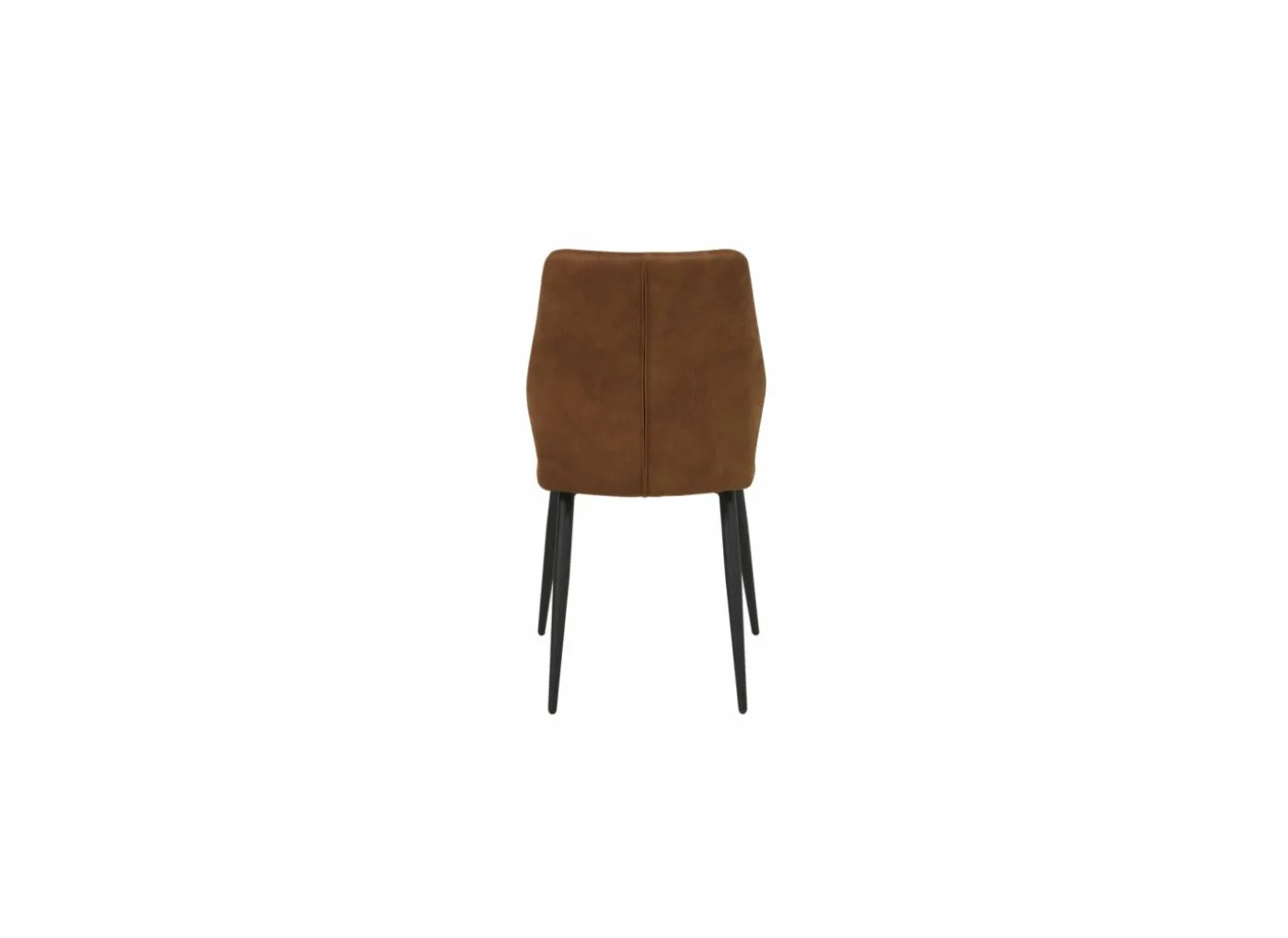 Stoel 47x55x89cm - stof - cognac