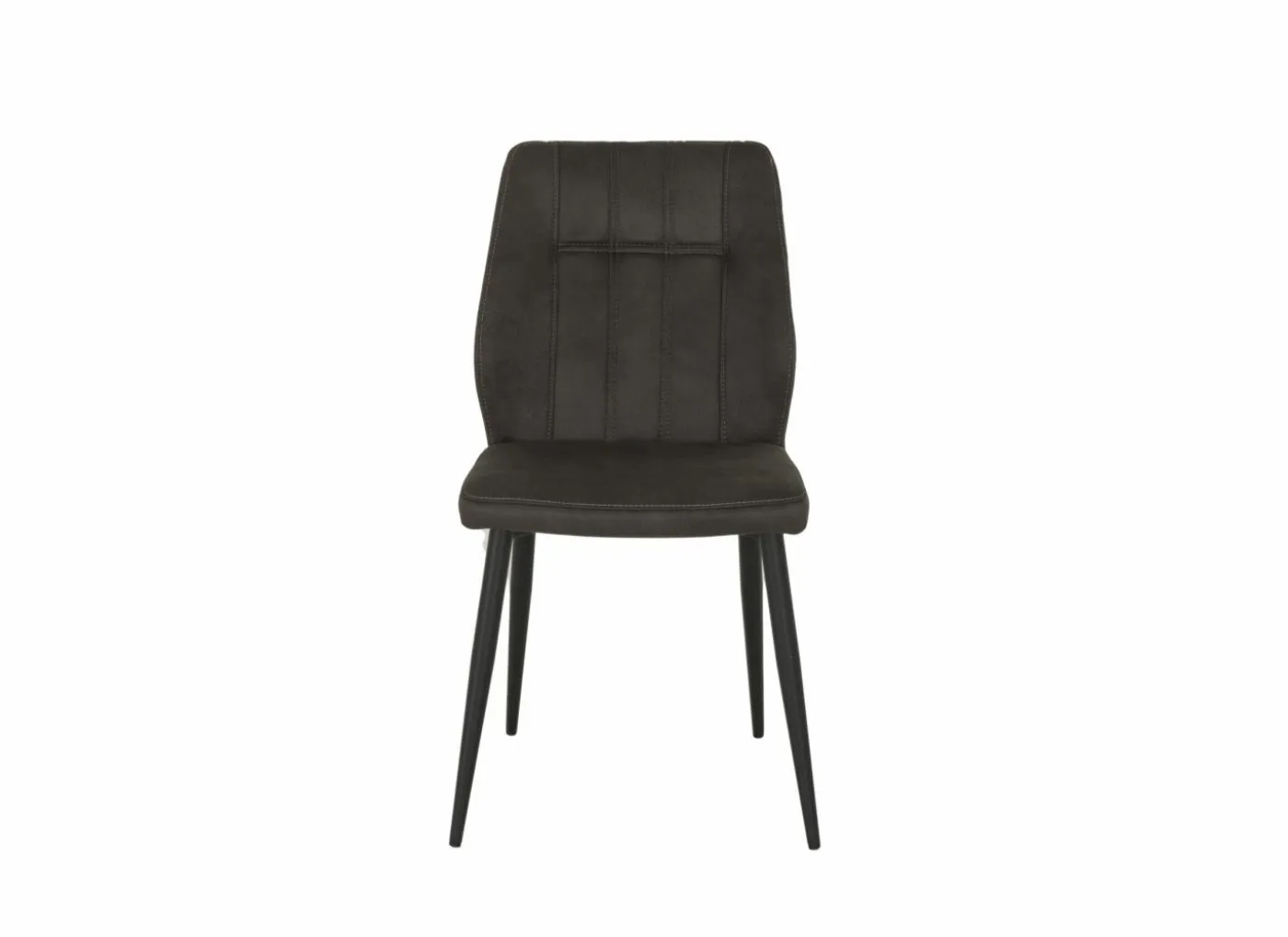 Stoel 47x55x89cm - stof - grijs