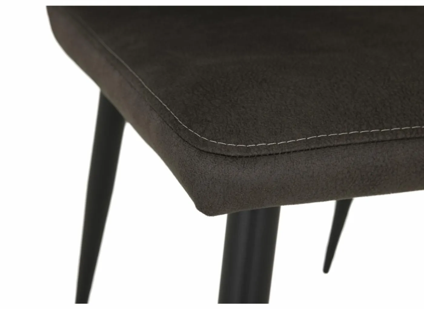 Stoel 47x55x89cm - stof - grijs