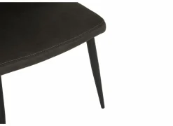 Stoel 47x55x89cm - stof - grijs