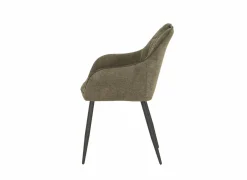 Stoel 58x55x90cm - stof - groen