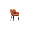 Stoel 58x55x90cm - stof - koper