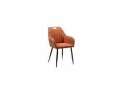 Stoel 58x55x90cm - stof - koper