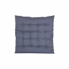 Stoelkussen Uni 40x40cm - stof - blauw