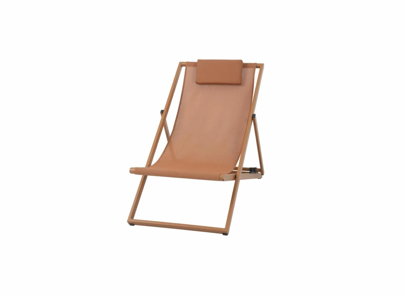 Strandstoel Plage aluminium - oranje