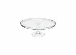 Taartschotel Lara Ø32x12cm - glas - transparant