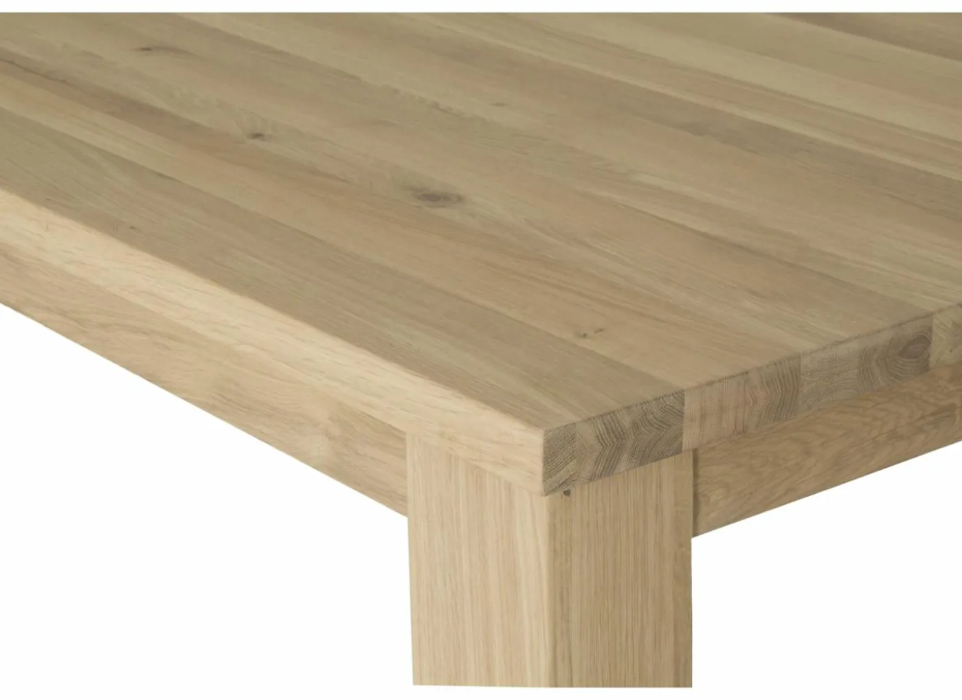 Tafel Amarillo 220x100cm - eik massief - naturel