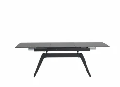 Tafel Archipel 160/220x90cm - gesinterd steen - antraciet