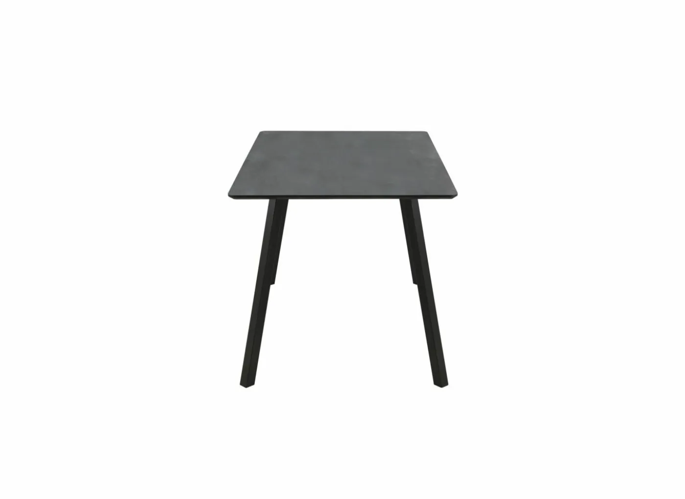Tafel Boyar 140x80cm - melamine - antraciet