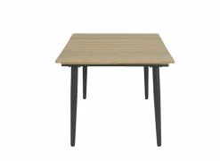 Tafel Brisk 220x100cm - teak massief & aluminium - naturel