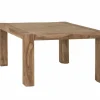Tafel Carbone 140x140cm - sheesham massief - naturel