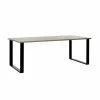 Tafel Como 2 200x95cm - melamine - humus eik