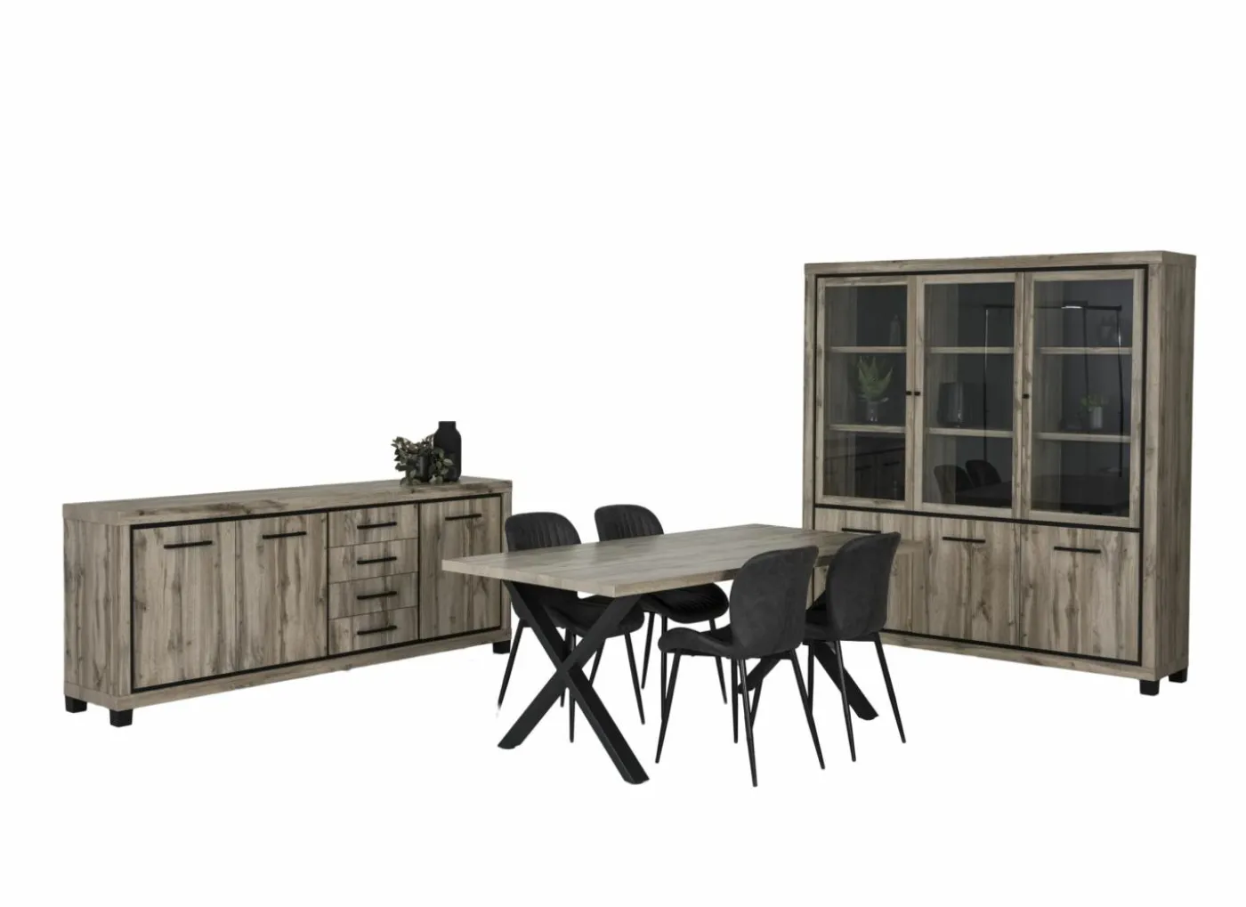 Tafel Elegance 190x95cm - meubelplaat - canada oak