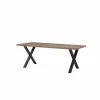 Tafel Elegance 220x95cm - meubelplaat - canada oak