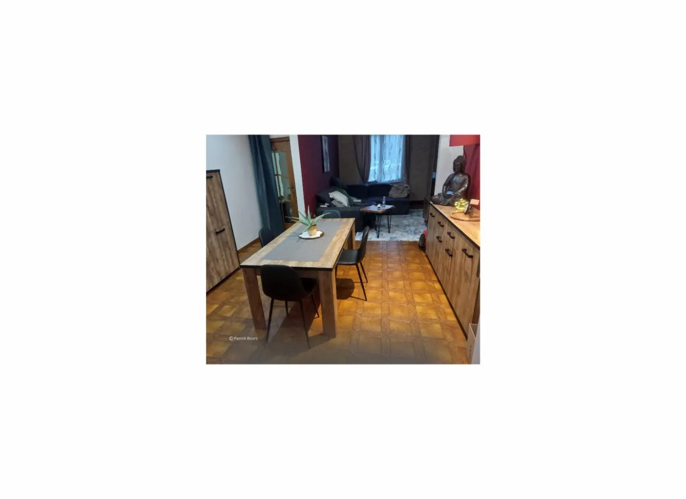 Tafel Esther 180x90cm - meubelplaat - industrial oak