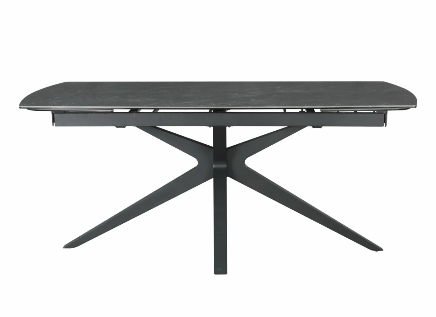 Tafel Hannibal 180/260x90cm - keramiek - zwart