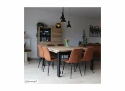 Tafel Palacio 140x140cm - eik massief - naturel