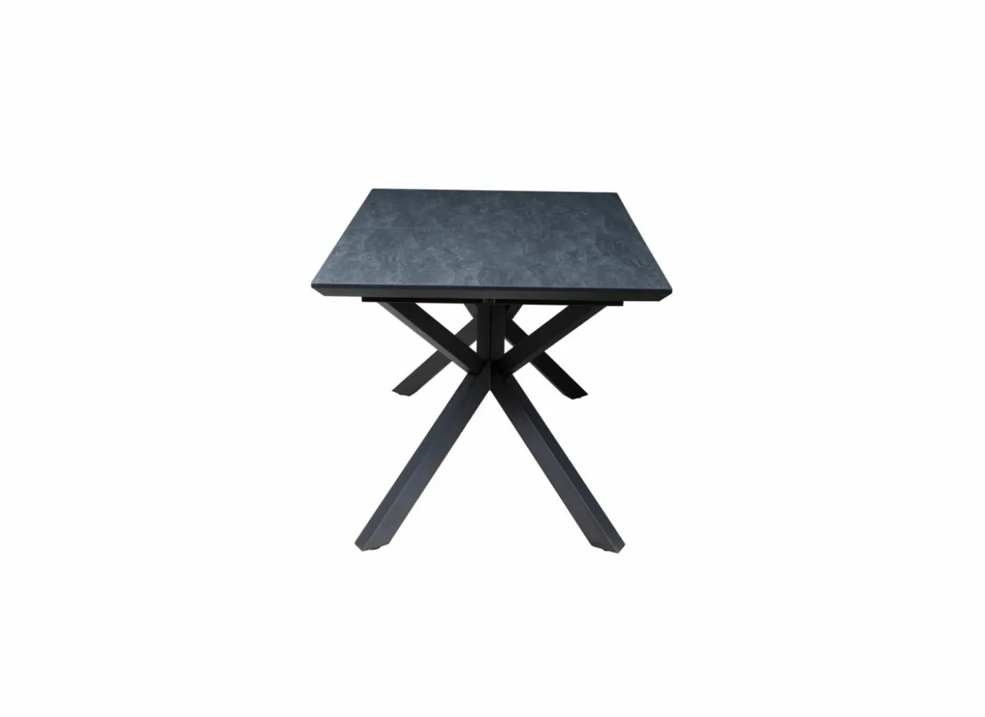 Tafel Rhine 160/220x90cm - melamine - zwart