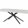 Tafel TF2403  110x210cm - keramiek - wit