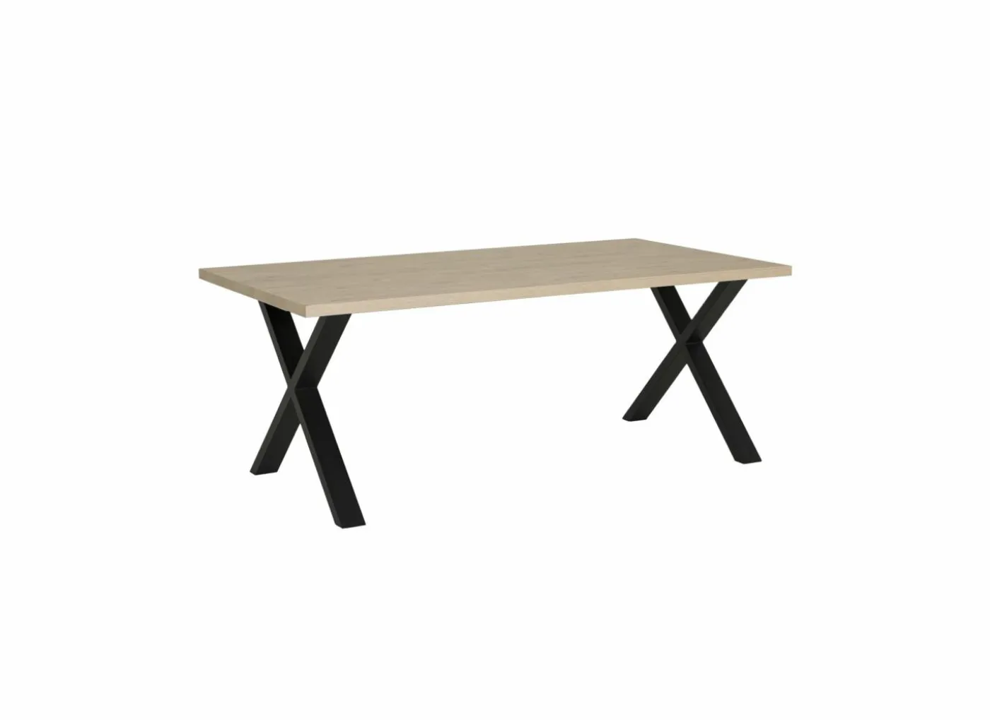 Tafel Toby 200x100cm - melamine - castella oak