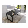 Tafel Valencia 180x98cm - melamine -zwarte eik