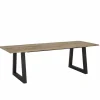 Tafel Woodshed 240x100cm - sheesham massief - naturel