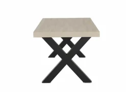 Tafel 226x100cm - decor - natuurlijke olm