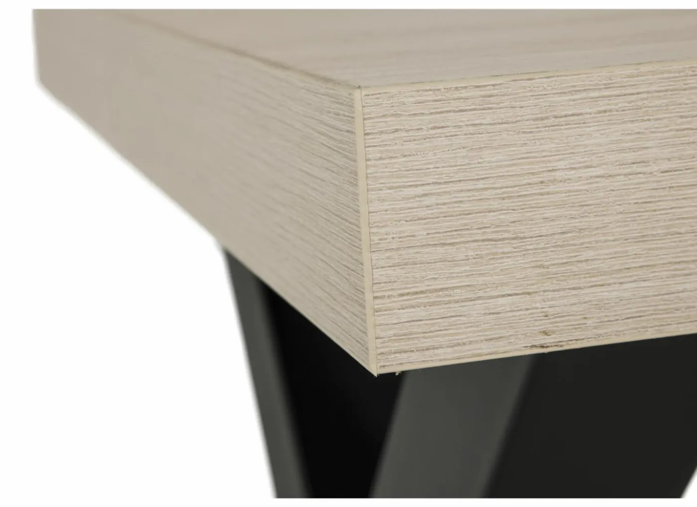 Tafel 226x100cm - decor - natuurlijke olm