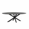 Tafel 230x110cm - eik massief - oak black sky
