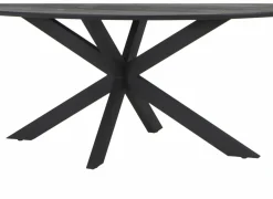 Tafel 200x100cm - eik massief - oak black sky