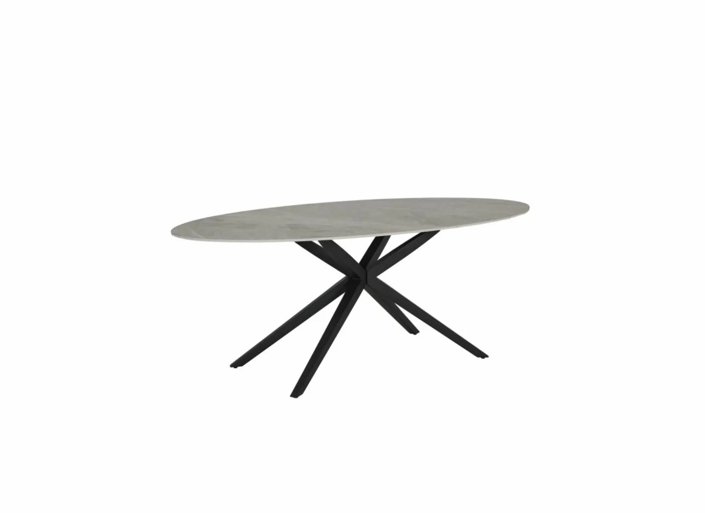 Tafel 170x90cm - keramiek - grijs